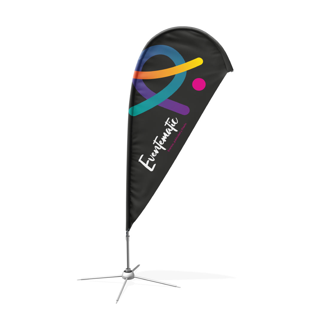 Bandera gota personalizada Madrid