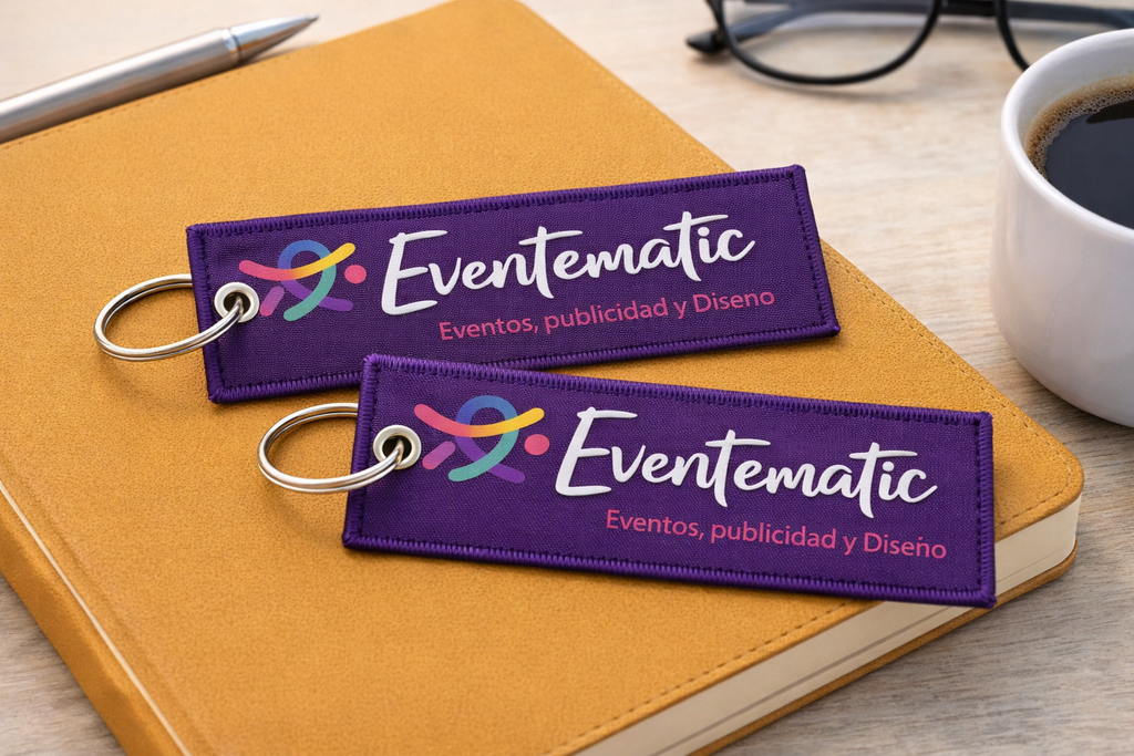Llaveros de tela personalizados