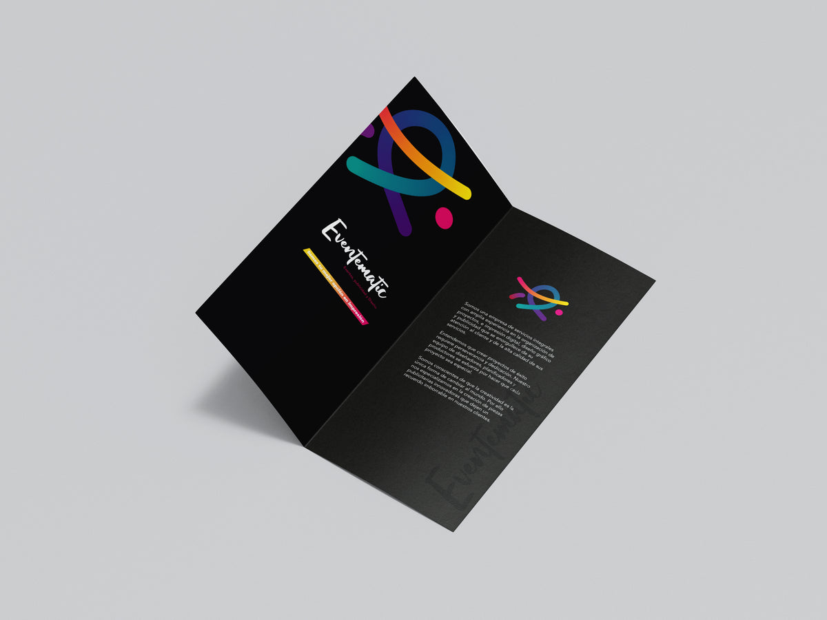 Dípticos publicitarios | Imprenta profesional Madrid
