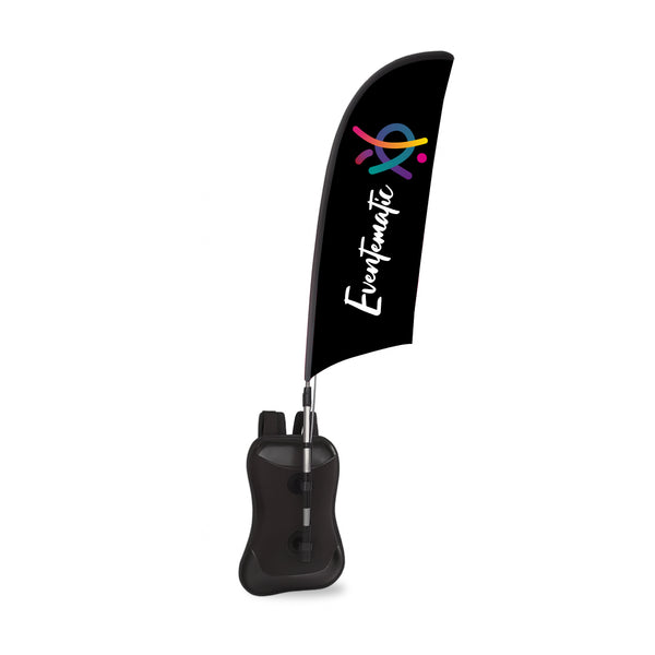 Bandera mochila tipo ala personalizada