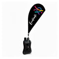 Bandera mochila tipo gota personalizada